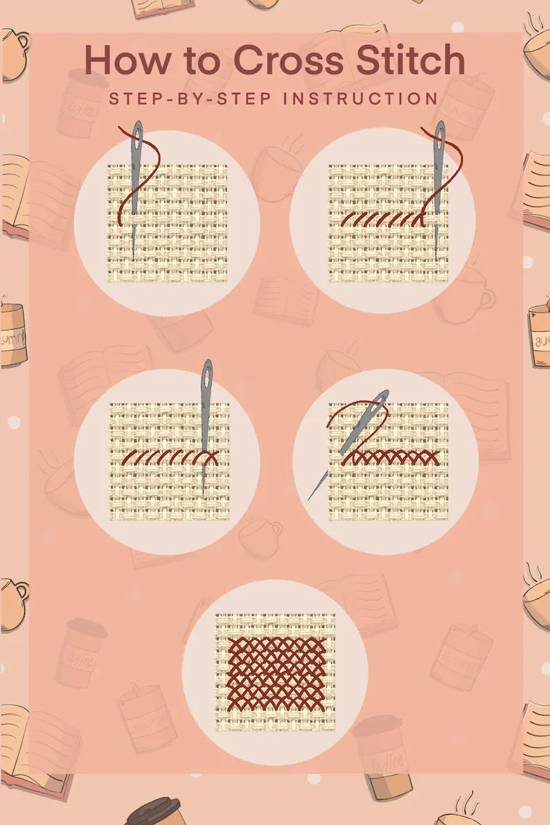 Cute Santa Cross Stitch Pattern | Cozy Christmas Decor | Beginner Cross Stitch | Modern Holiday Embroidery | Holiday Stitch | Santa Decor