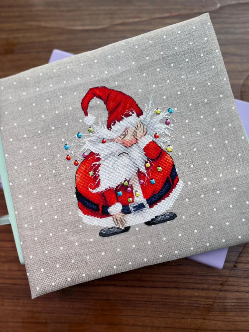 Cute Santa Cross Stitch Pattern | Cozy Christmas Decor | Beginner Cross Stitch | Modern Holiday Embroidery | Holiday Stitch | Santa Decor