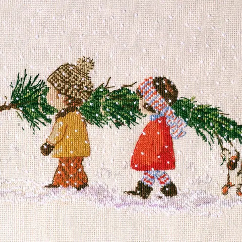 Christmas Tree Cross Stitch Pattern: Children Cross Stitch Design (PDF Pattern)